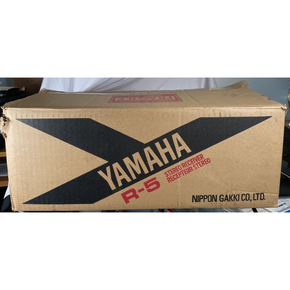 Yamaha R-5 Stereo Receiver - Vintage 80's Made In Japan Powers On UNTESTED